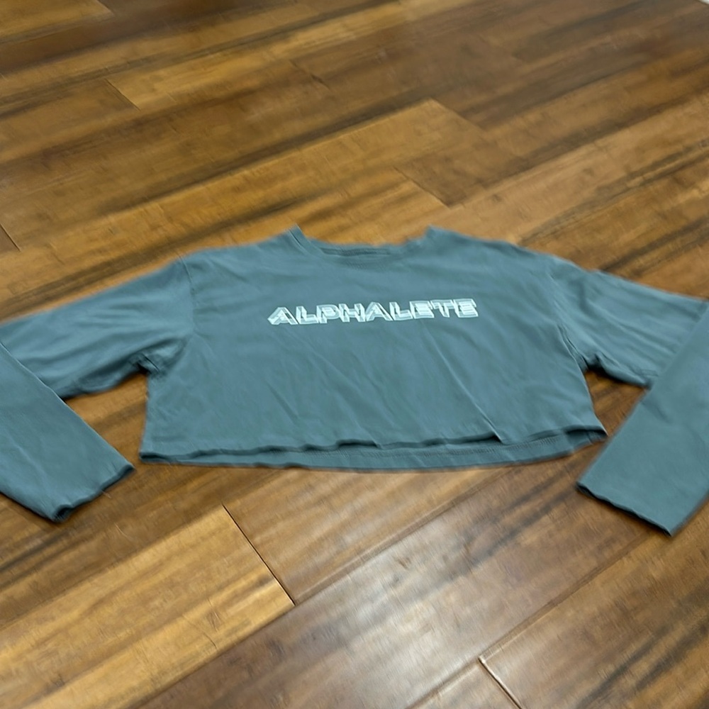 Alphalete Blue Crop Top